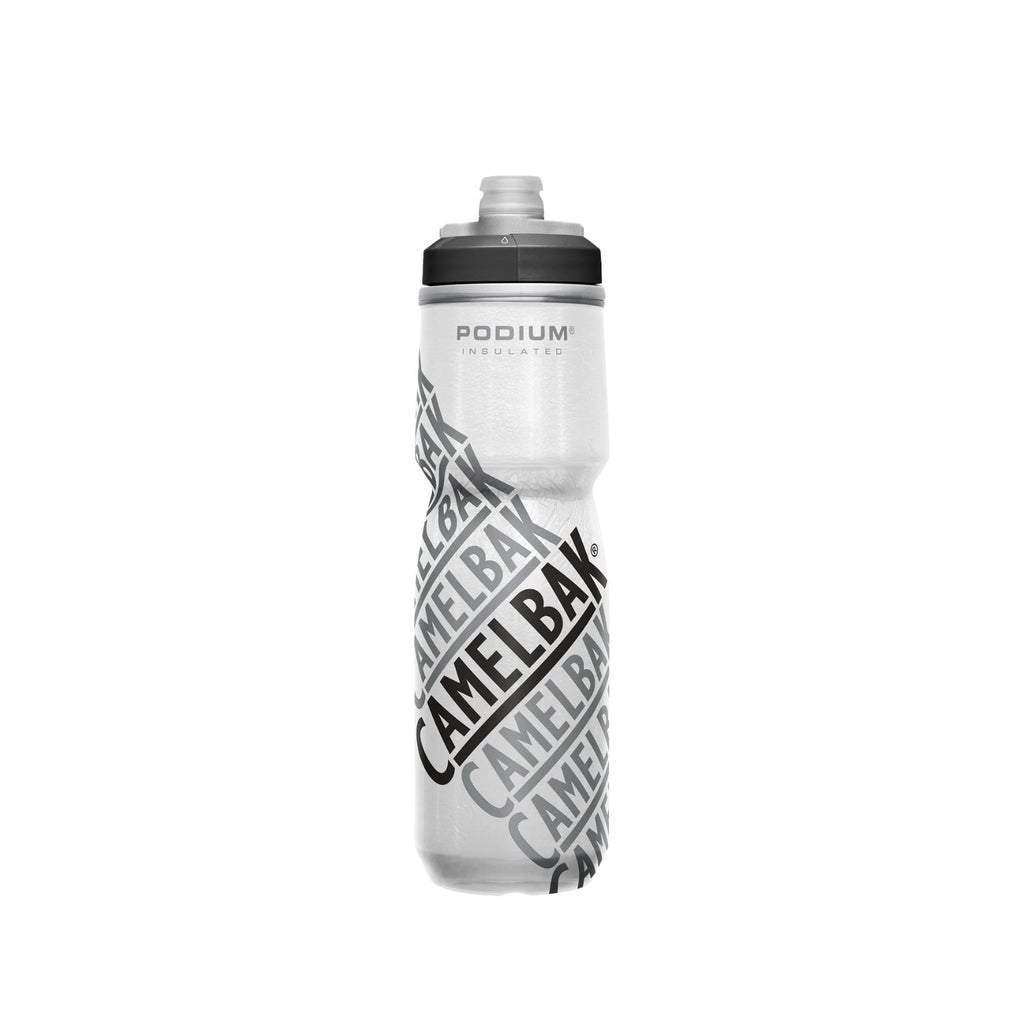 GARRAFA CAMELBAK PODIUM CHILL 24OZ / 710ML - RACE EDITION (PRETO/BRANCO)
