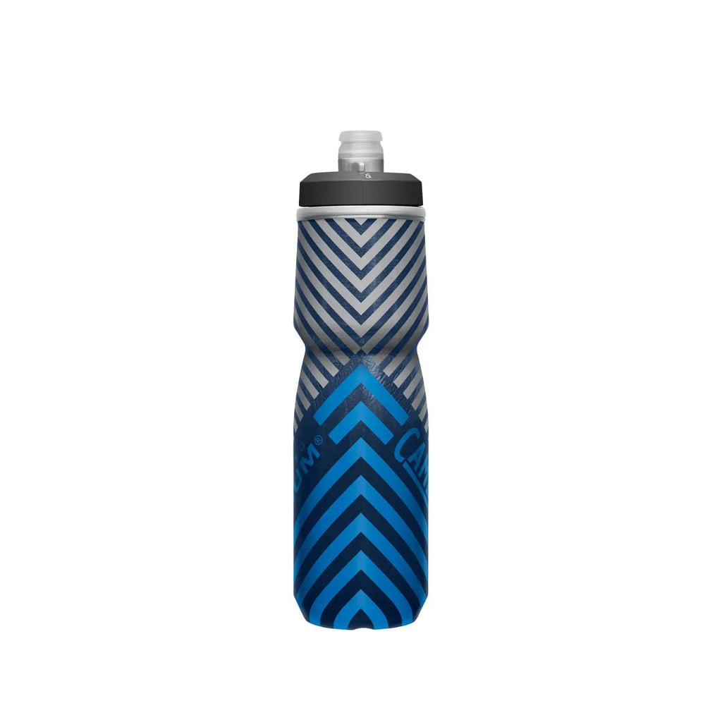 GARRAFA CAMELBAK PODIUM CHILL 24OZ / 710ML - NAVY/BLUE STRIPE (AZUL/AZUL MARINHO/CINZA)