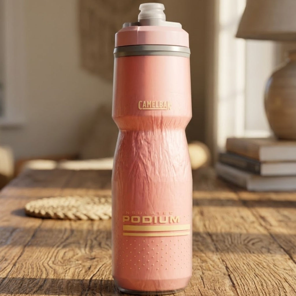 GARRAFA CAMELBAK PODIUM CHILL 24OZ / 710ML - CORAL SUNSET (ROSA)
