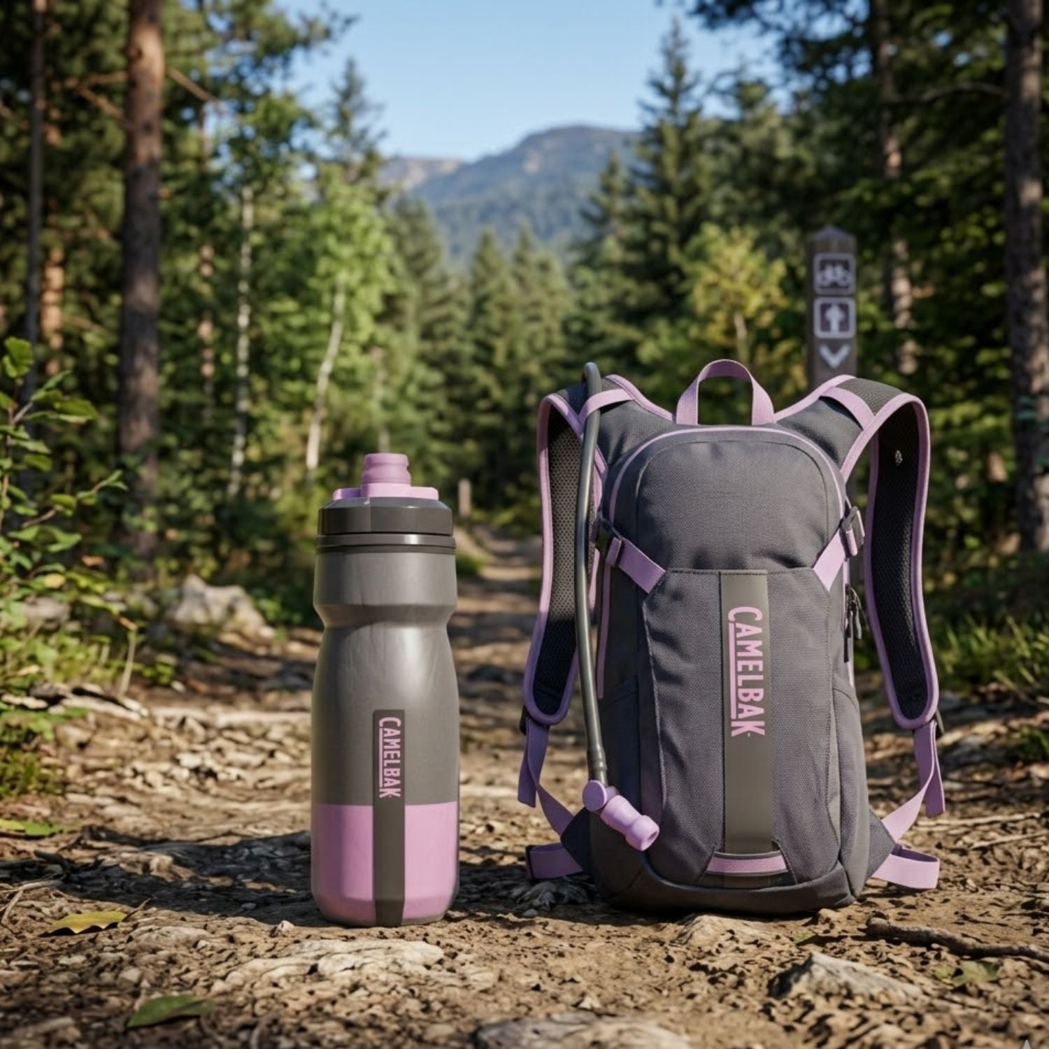 Garrafa Térmica CamelBak Podium Chill 621ml Azul/Verde