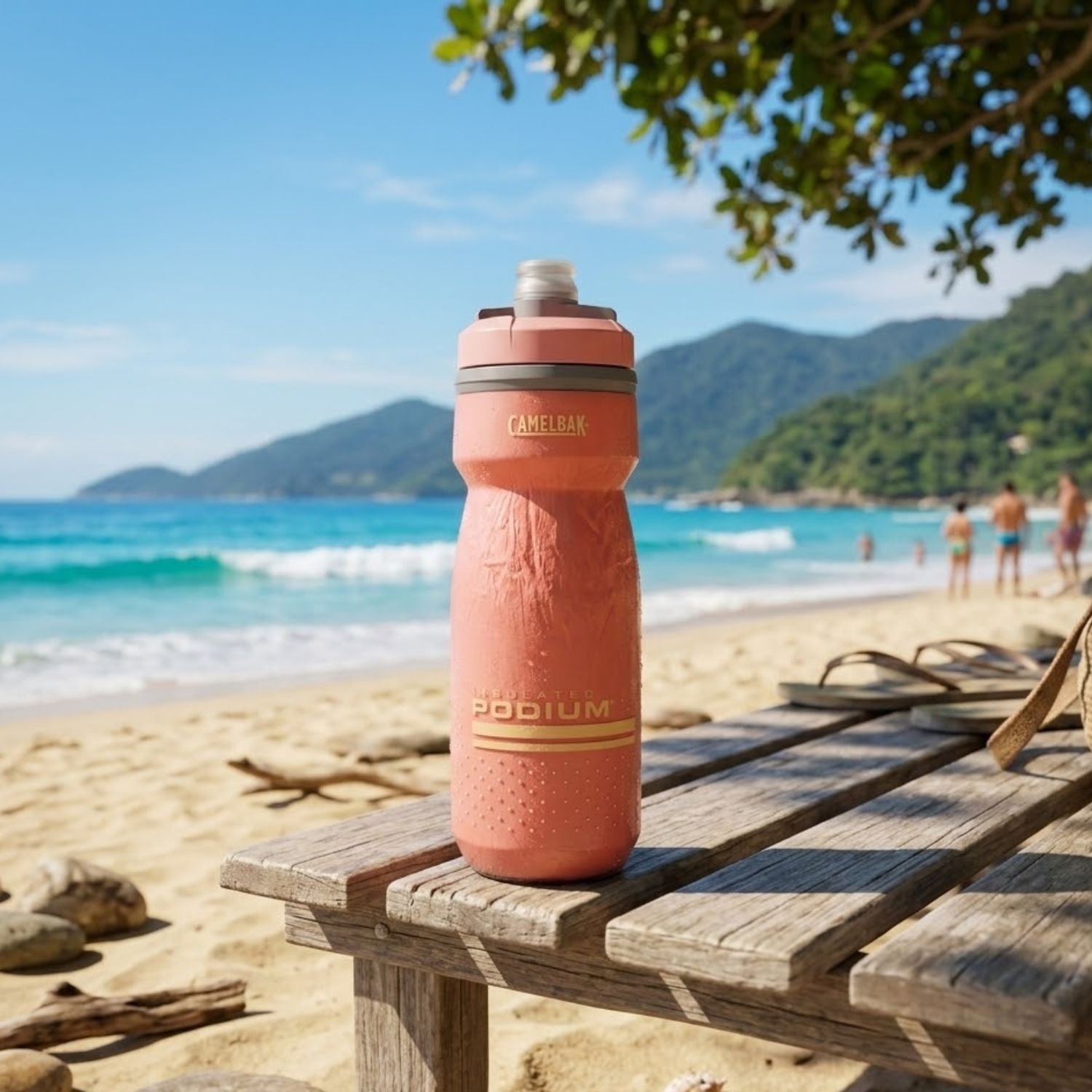 GARRAFA CAMELBAK PODIUM CHILL 21OZ / 621ML - CORAL SUNSET
