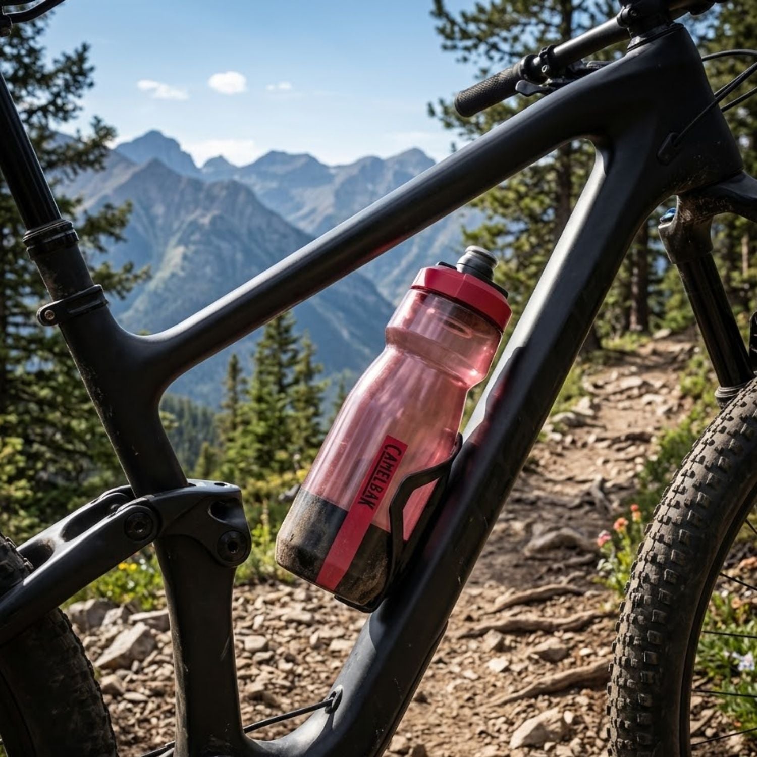 GARRAFA CAMELBAK PODIUM 24OZ / 710ML - MERCURY BERRY (PRETO/ROSA)
