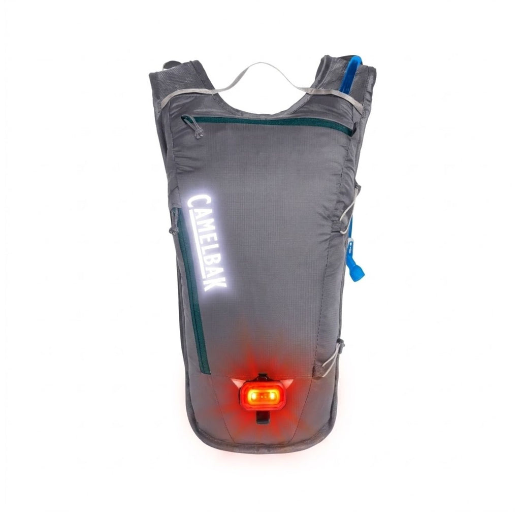 MOCHILA DE HIDRATACAO CAMELBAK CLASSIC LIGHT 70OZ / 2,070ML - GUNMETAL/HYDRO (CINZA/AZUL)

