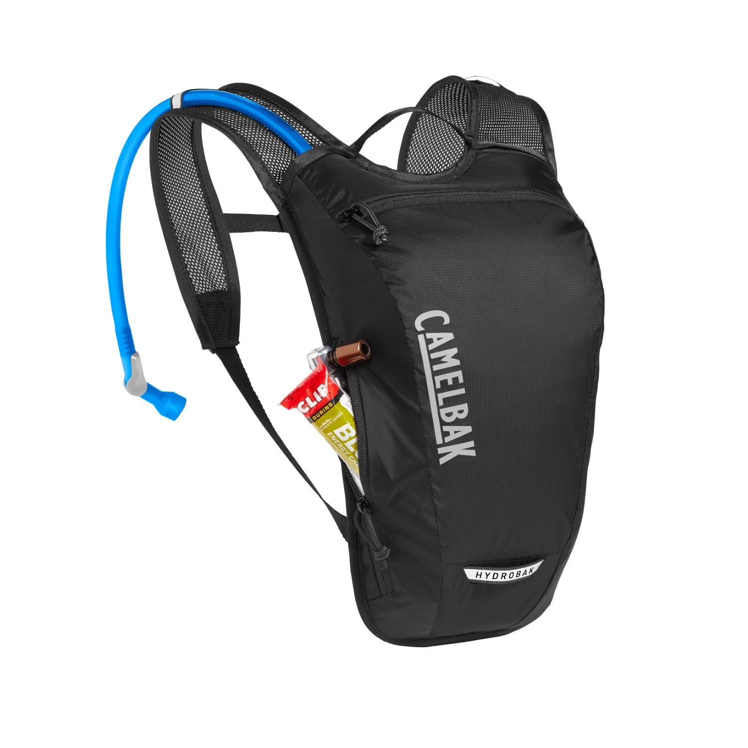 MOCHILA DE HIDRATACAO CAMELBAK HYDROBAK LIGHT 50OZ / 1,480ML - BLACK/SILVER (PRETO/PRATA)
