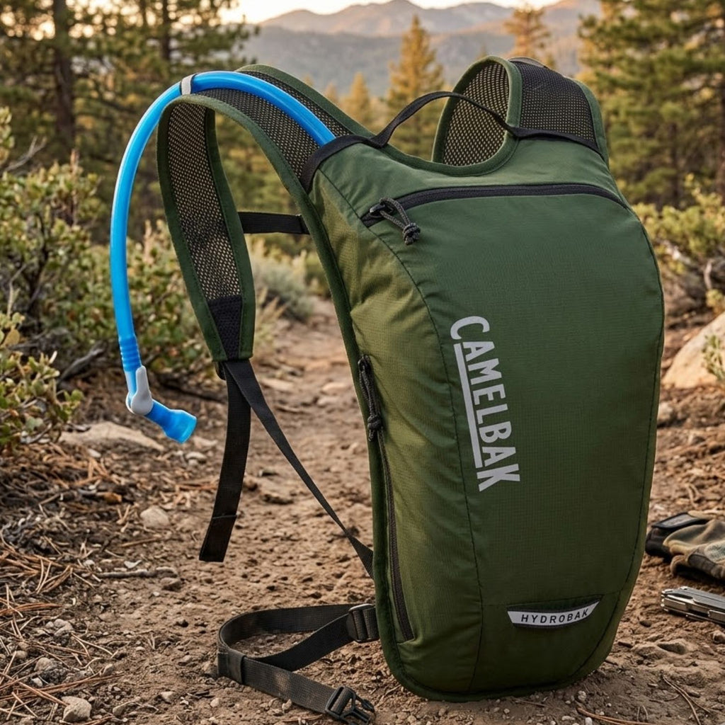 MOCHILA DE HIDRATACAO CAMELBAK HYDROBAK LIGHT 50OZ / 1,5L - ARMY/GREEN (VERDE ESCURO)