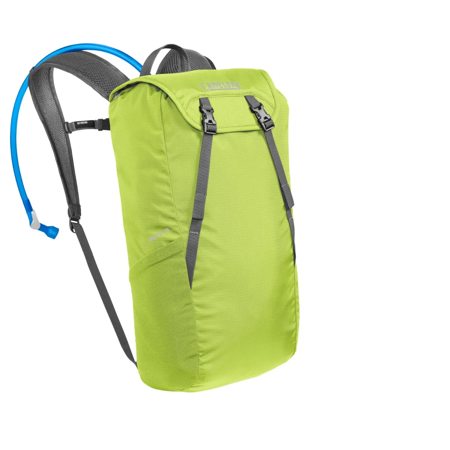 MOCHILA DE HIDRATACAO CAMELBAK ARETE 18 DOUBLE BUCKLE 50OZ / 1,5L - CHARTREUSE/GRAPHITE