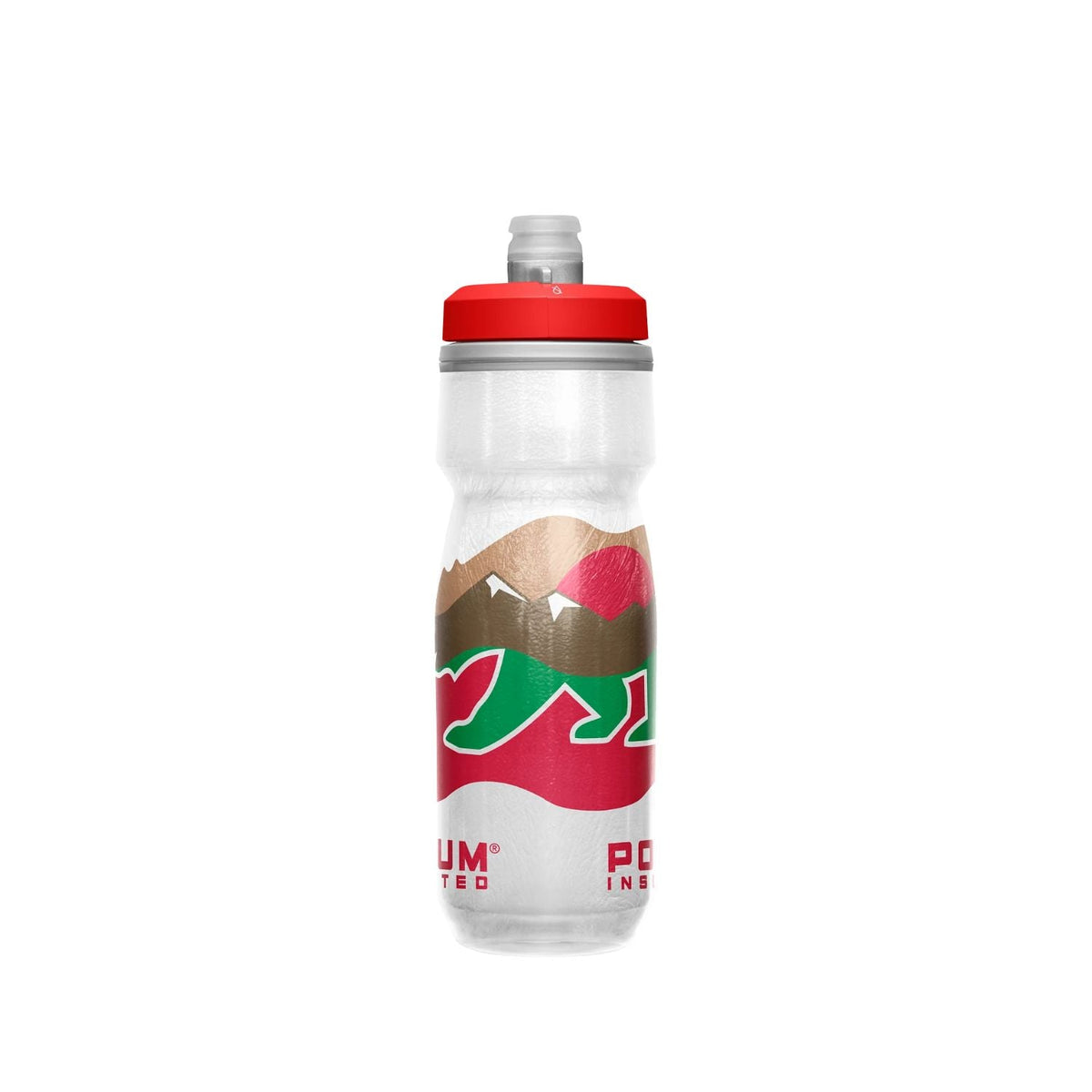 Garrafa Térmica CamelBak Podium Chill 621ml Cinza/Verde