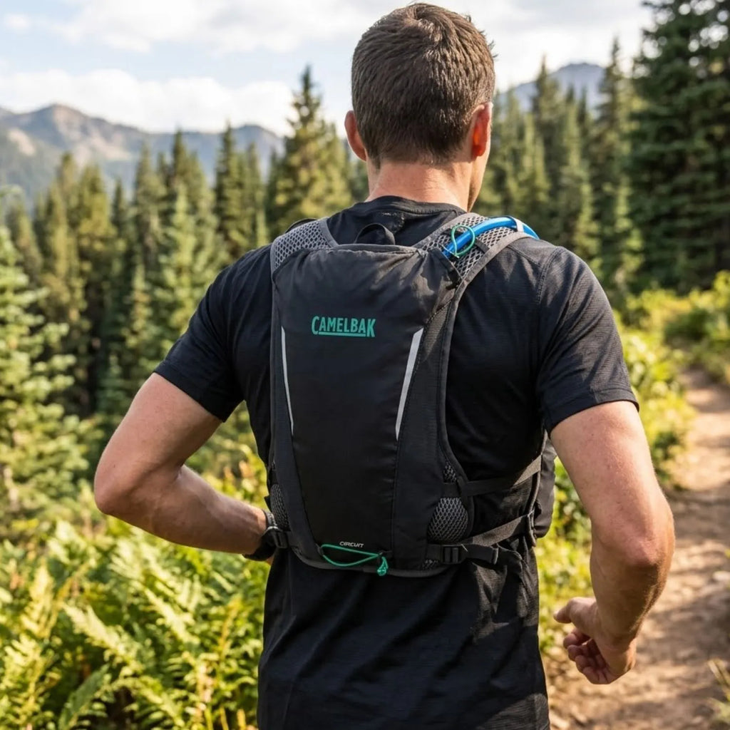 COLETE DE HIDRATACAO CAMELBAK CIRCUIT RUN VEST 50OZ / 1,5L - BLACK (PRETO)