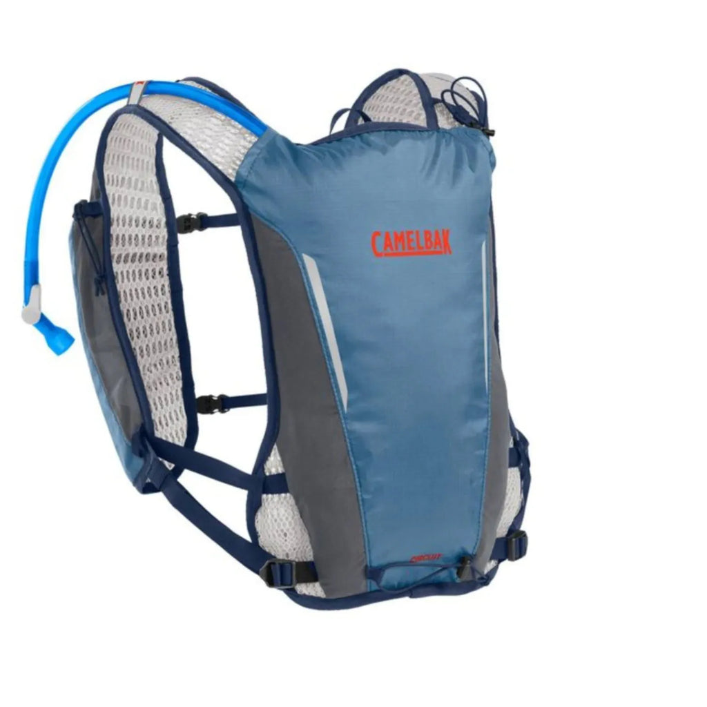 COLETE DE HIDRATACAO CAMELBAK CIRCUIT RUN VEST 50OZ / 1,5L - BLUE/SPICY ORANGE 
