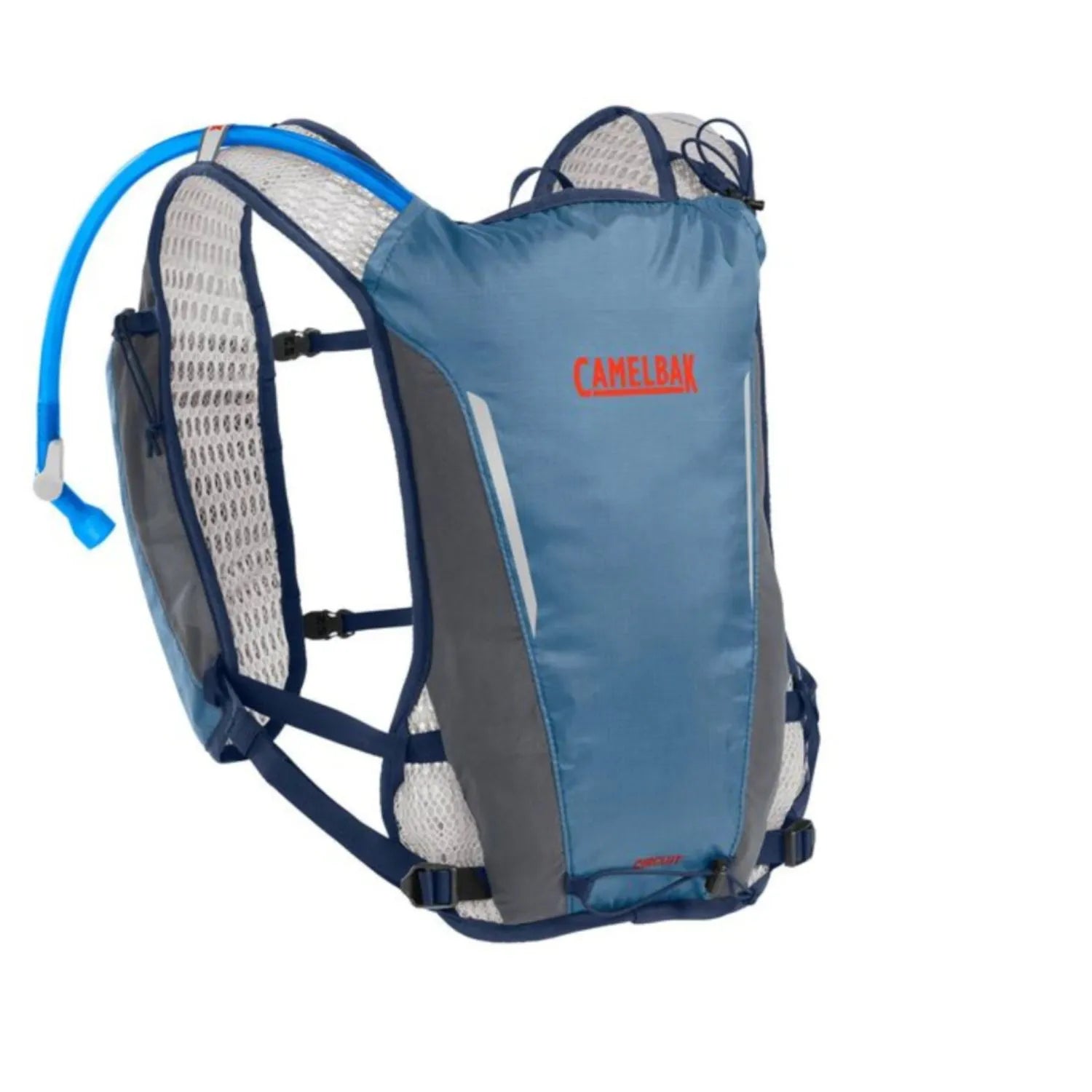 COLETE DE HIDRATACAO CAMELBAK CIRCUIT RUN VEST 50OZ / 1,5L - BLUE/SPICY ORANGE 