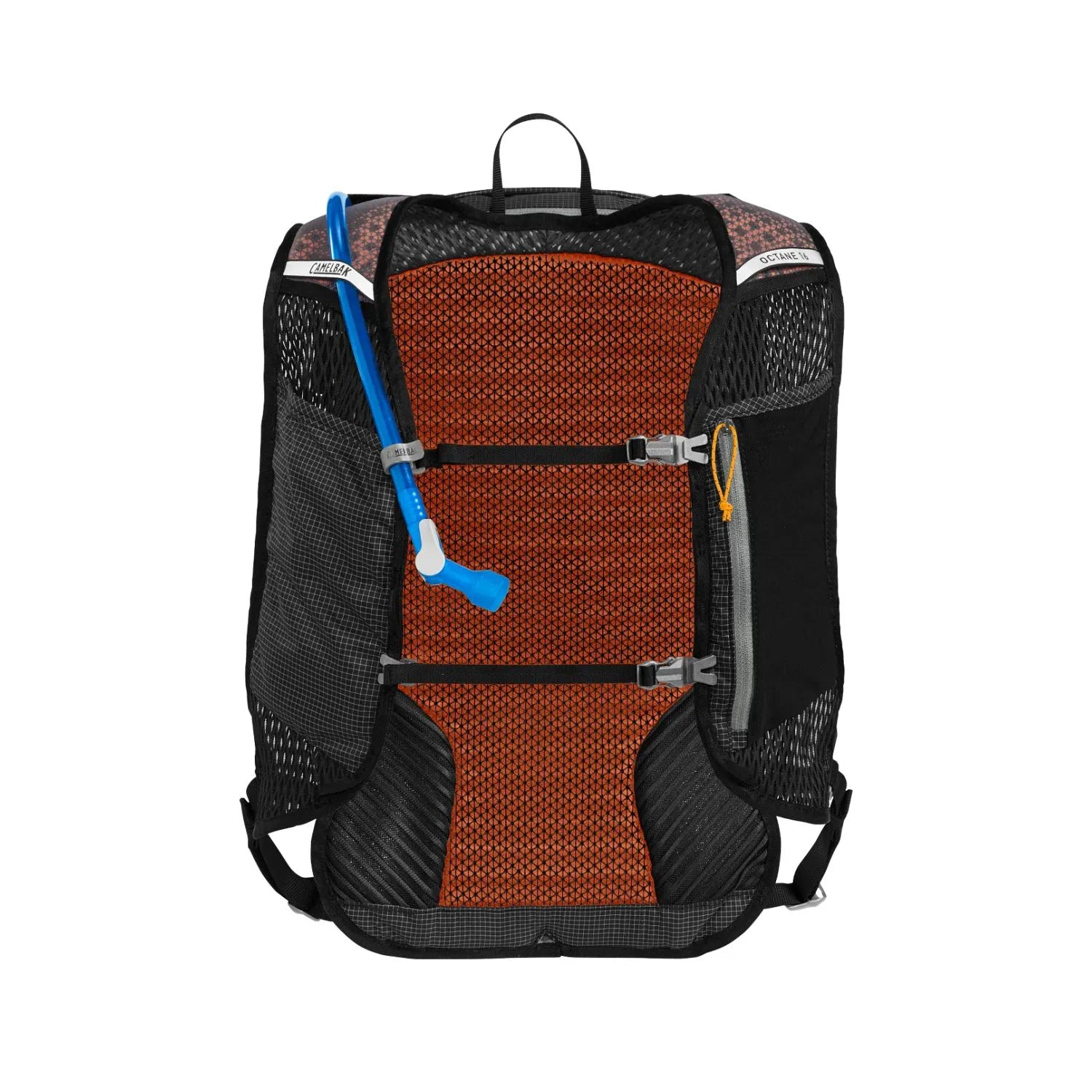 MOCHILA DE HIDRATACAO CAMELBAK OCTANE 16 70OZ / 2L - BLACK/APRICOT (PRETO/DAMASCO)