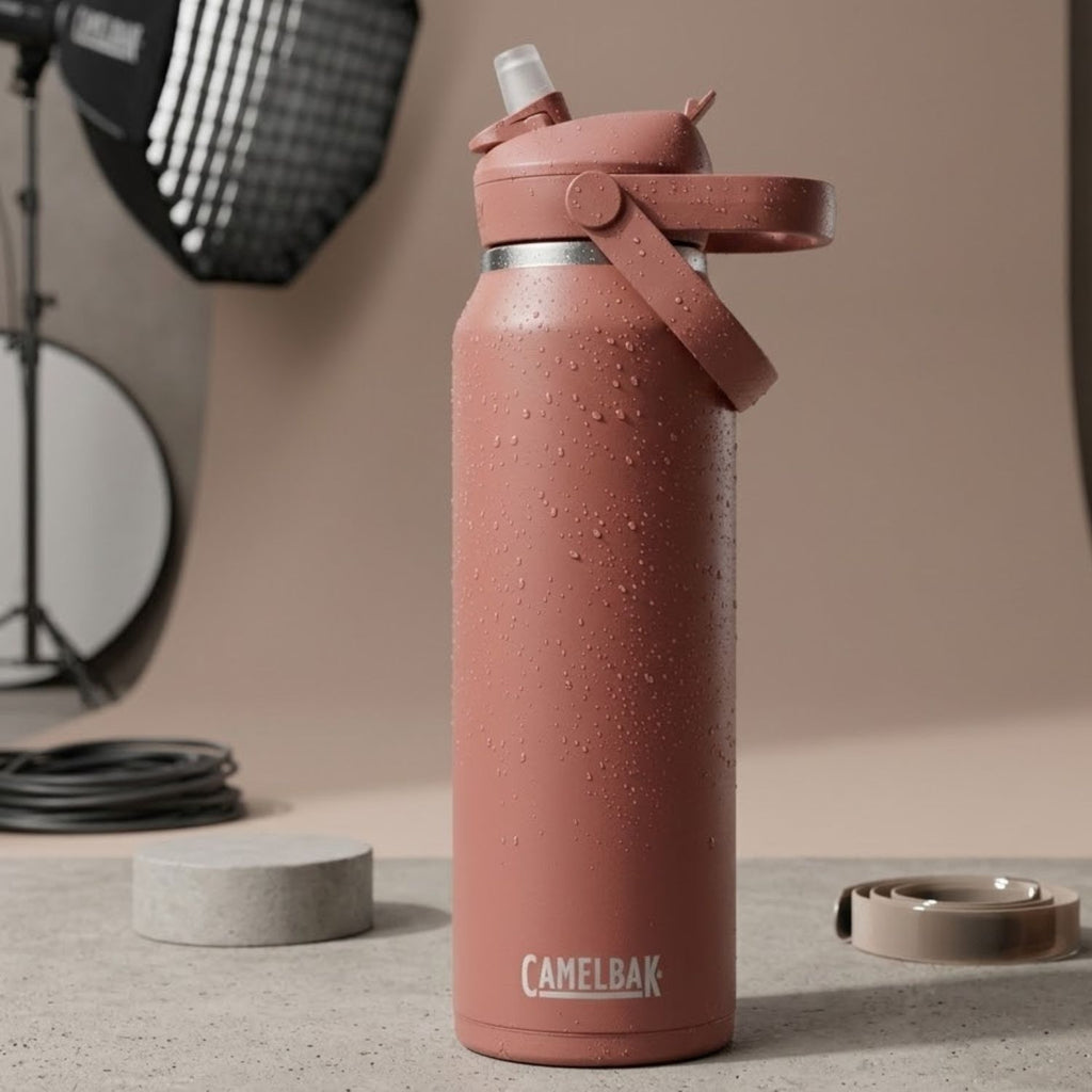 GARRAFA TERMICA CAMELBAK THRIVE FLIP STRAW VSS 32OZ / 946ML - SIERRA RED (VERMELHO)
