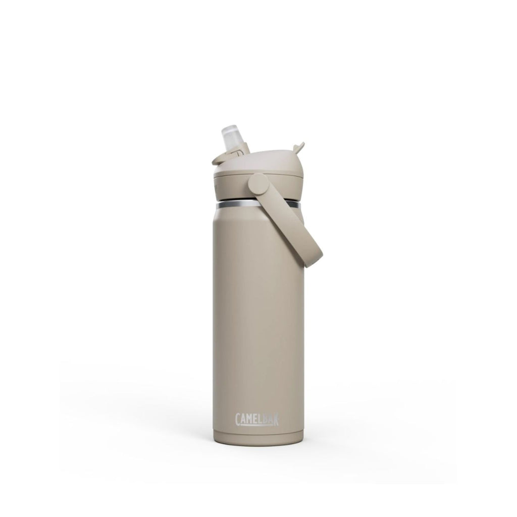 GARRAFA TERMICA CAMELBAK THRIVE FLIP STRAW VSS 20OZ / 591ML - STONE (CINZA CLARO)
