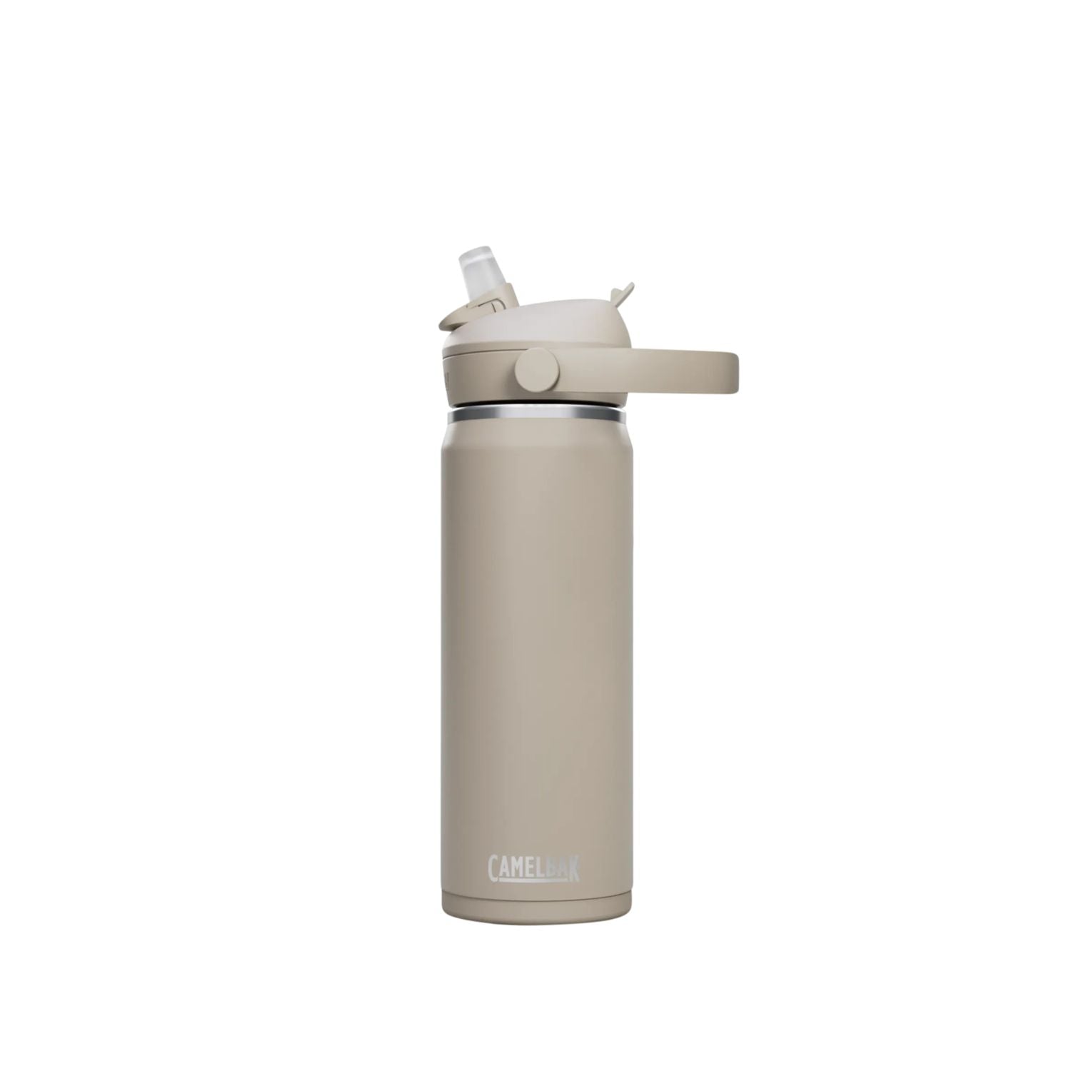 GARRAFA TERMICA CAMELBAK THRIVE FLIP STRAW VSS 20OZ / 591ML - STONE (CINZA CLARO)
