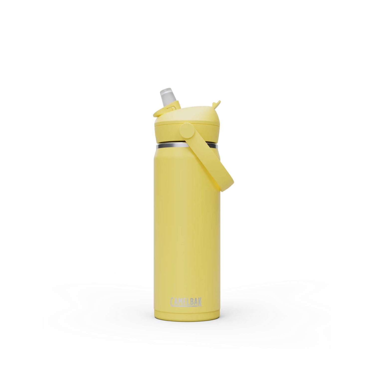GARRAFA TERMICA CAMELBAK THRIVE FLIP STRAW VSS 20OZ / 591ML - YELLOW BLOOM (AMARELO)
