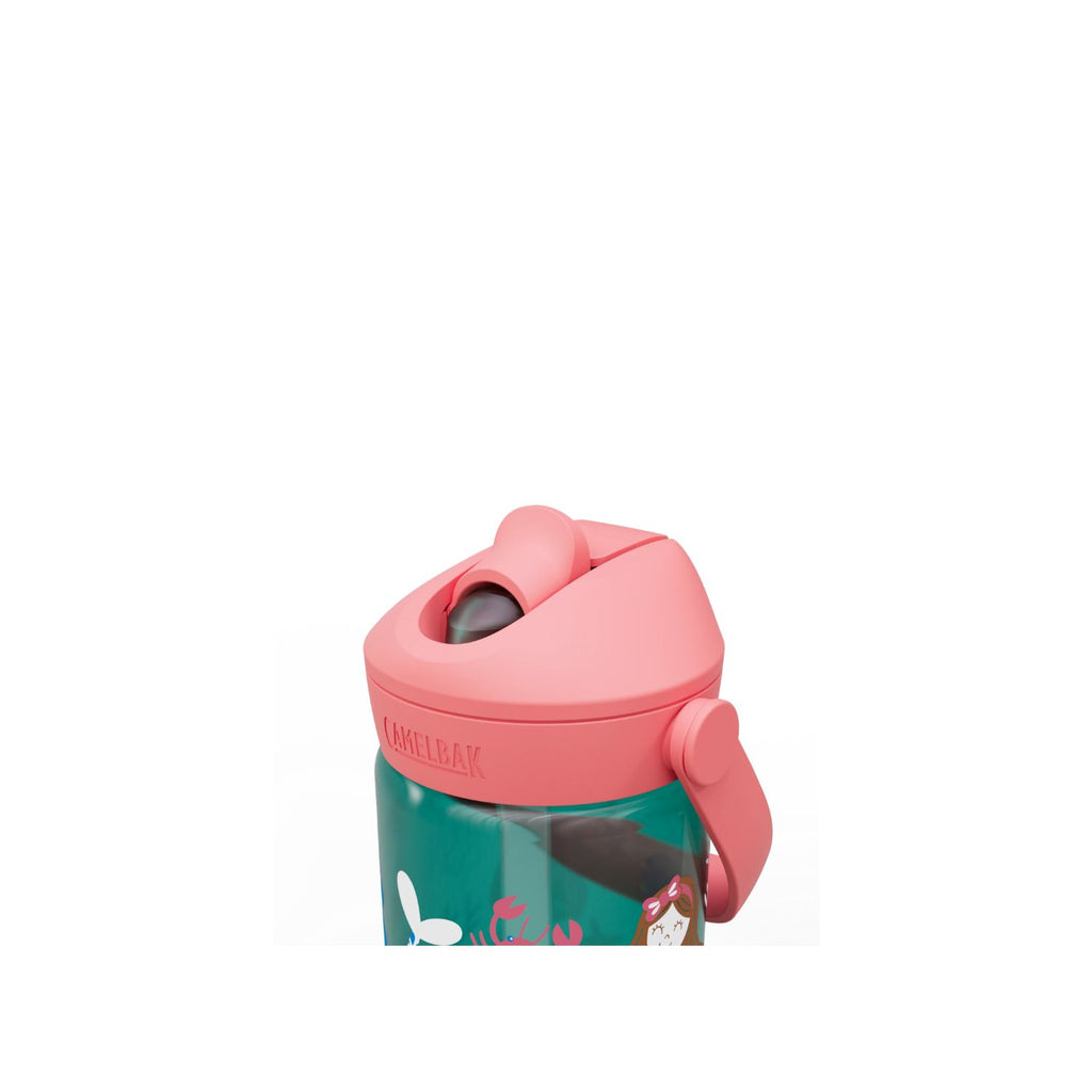 GARRAFA CAMELBAK INFANTIL THRIVE FLIP STRAW TRITAN 14OZ / 414ML - MERMAID FRIENDS (VERDE/ROSA)
