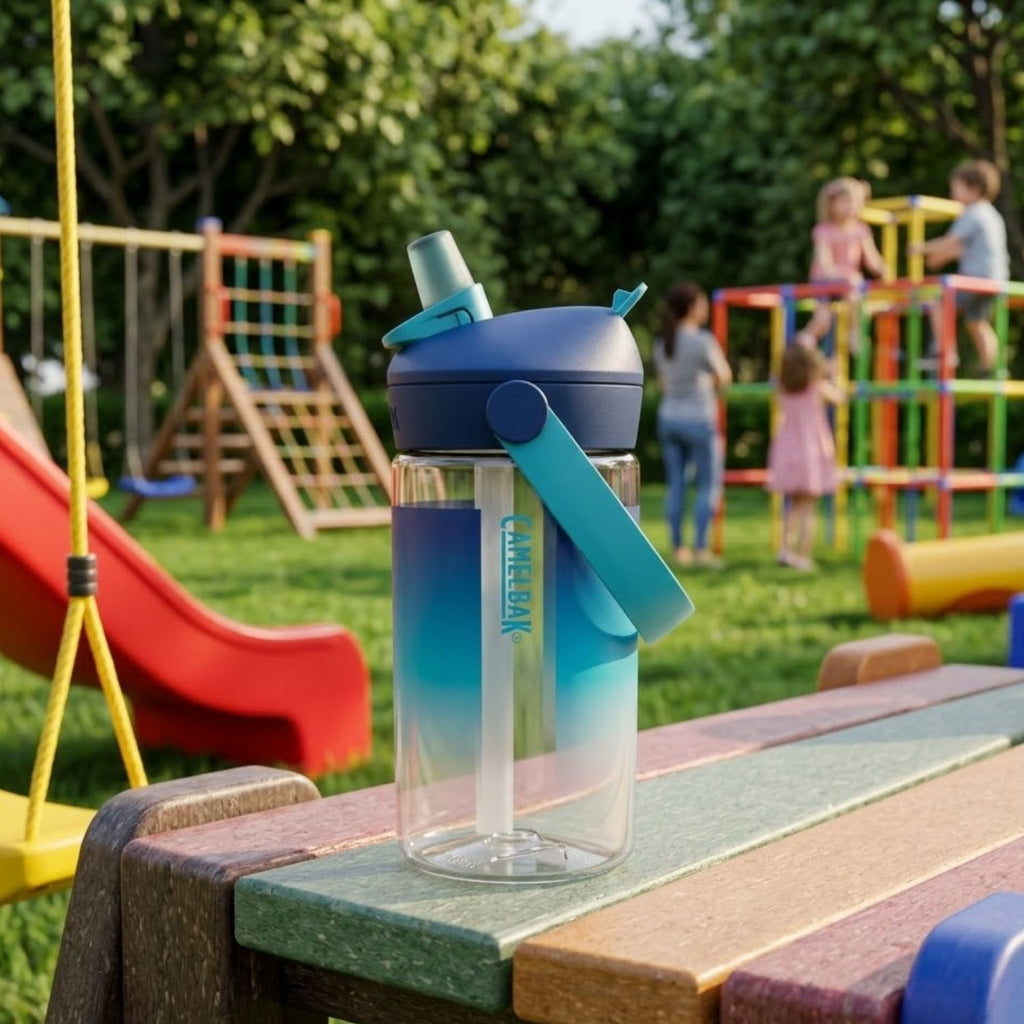 Garrafa Infantil CamelBak Thrive Flip Straw 414ml Tritan Azul