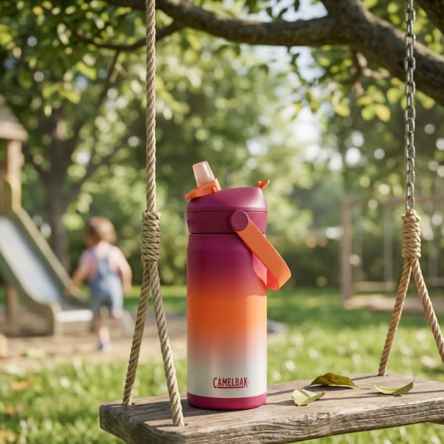 GARRAFA CAMELBAK INFANTIL THRIVE FLIP STRAW 12OZ / 354ML - PURPLE HAZE
