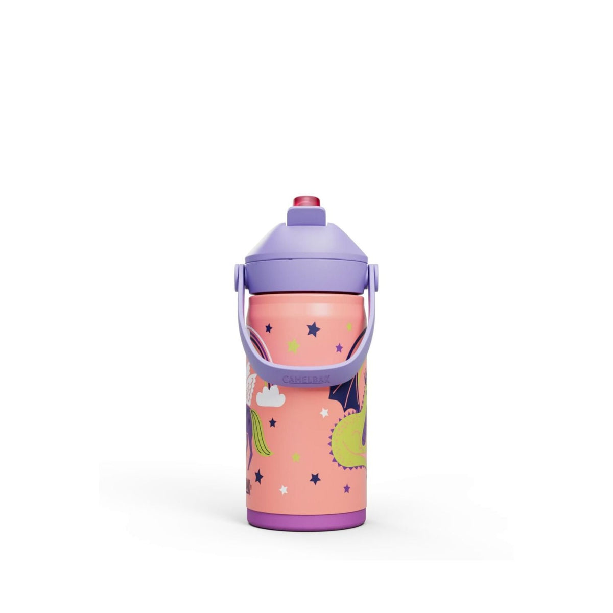 Garrafa Térmica Infantil CamelBak Thrive Flip Straw 354ml Tritan Roxo