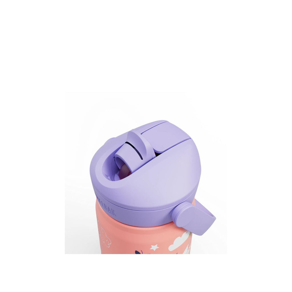Garrafa Térmica Infantil CamelBak Thrive Flip Straw 354ml Tritan Roxo