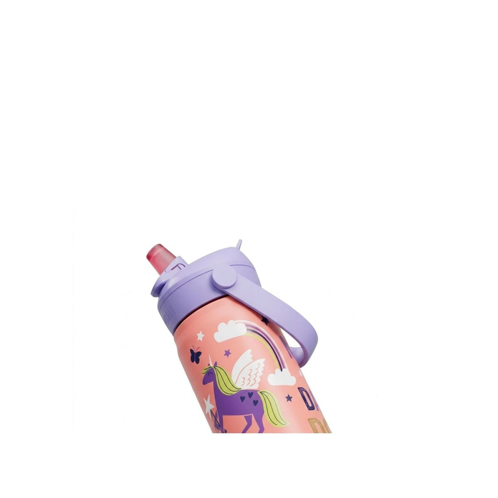 Garrafa Térmica Infantil CamelBak Thrive Flip Straw 354ml Tritan Roxo