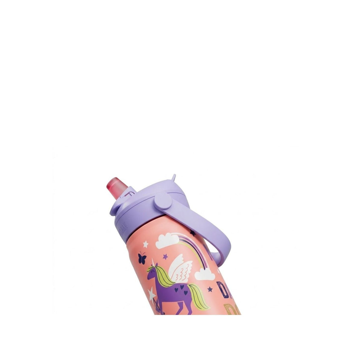 Garrafa Térmica Infantil CamelBak Thrive Flip Straw 354ml Tritan Roxo