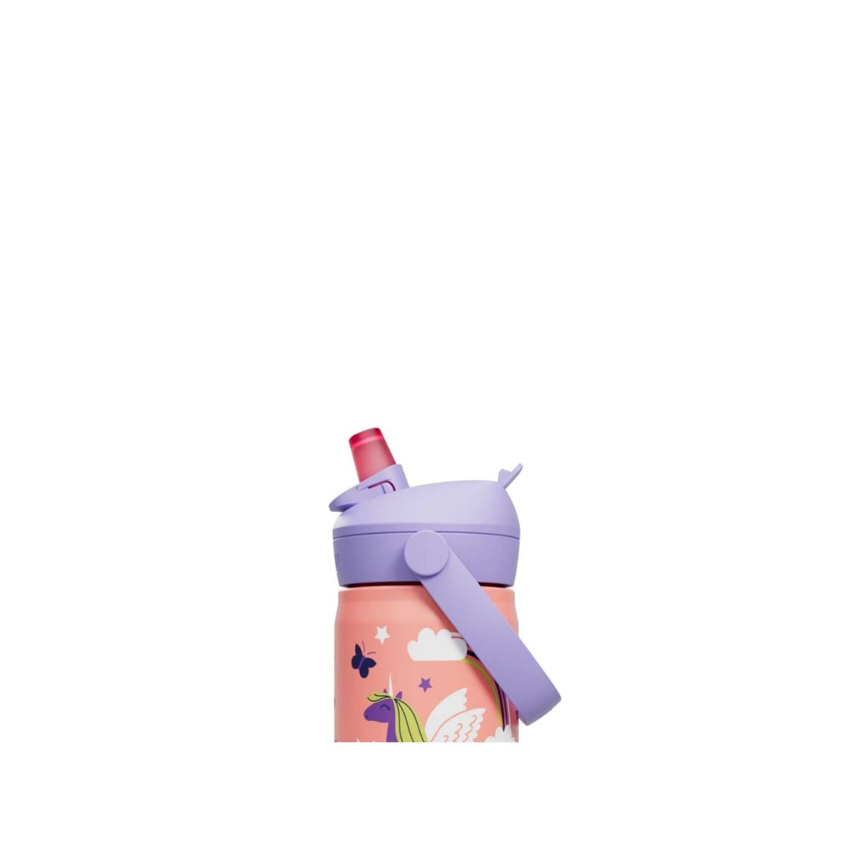 Garrafa Térmica Infantil CamelBak Thrive Flip Straw 354ml Tritan Roxo