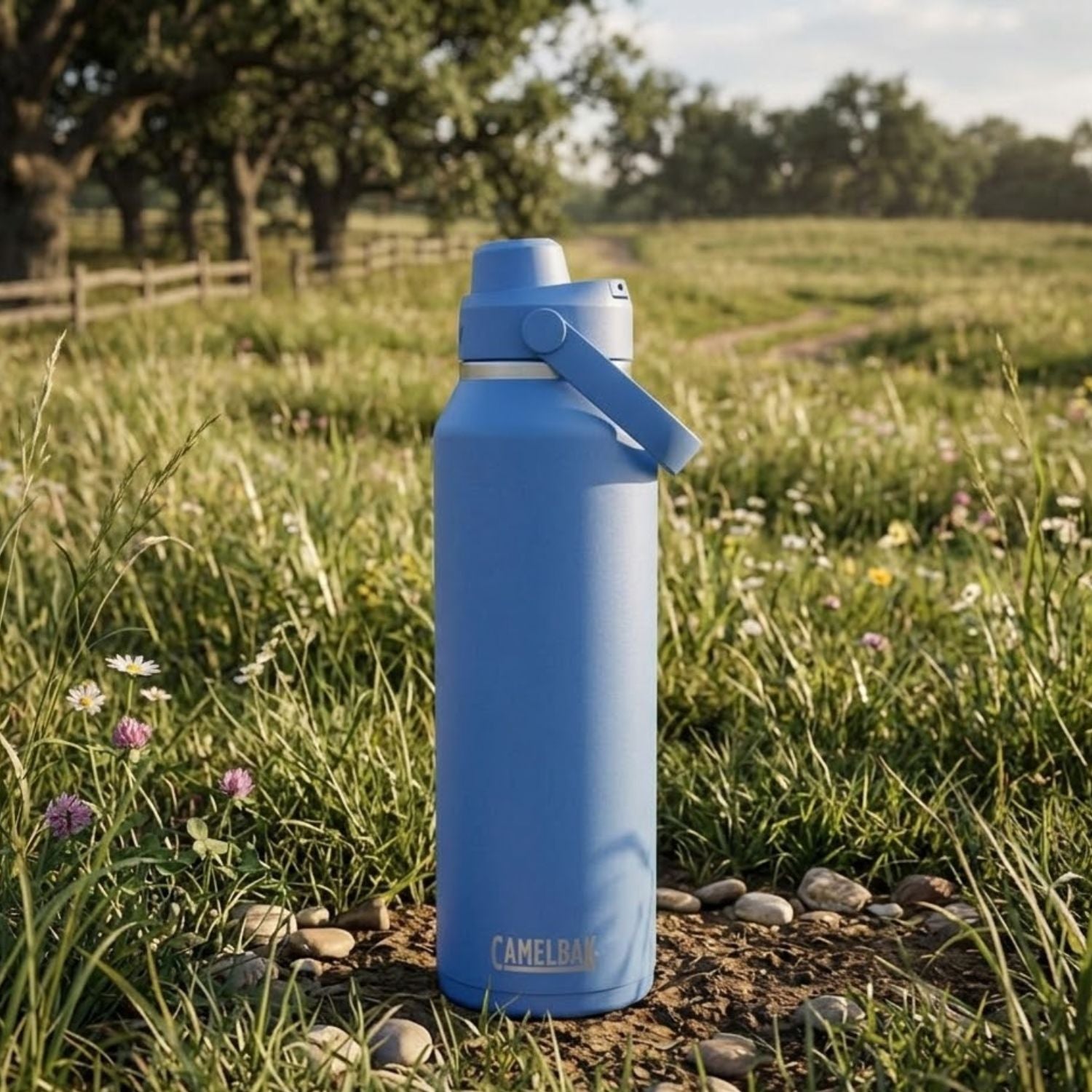 GARRAFA TERMICA CAMELBAK THRIVE CHUG VSS 40OZ / 1,183ML - SKY BLUE (AZUL CLARO)
