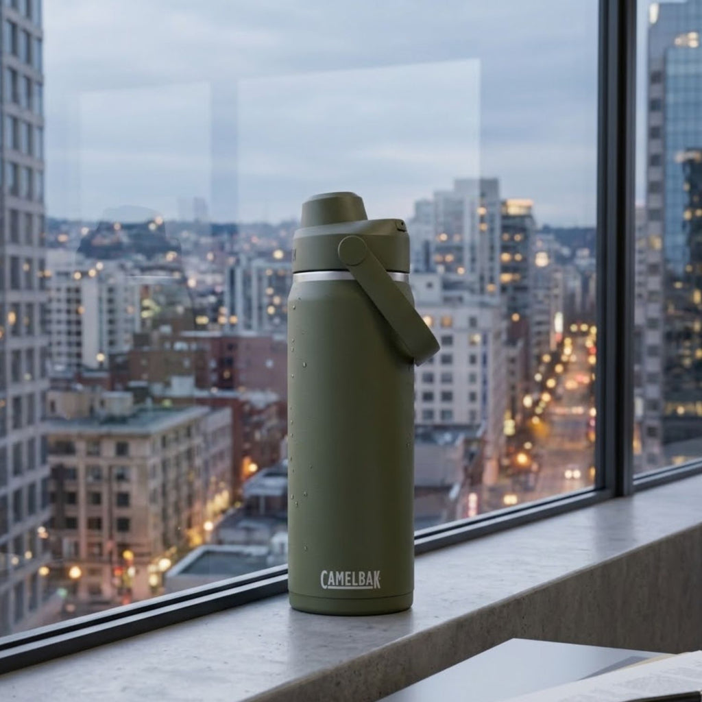 GARRAFA TERMICA CAMELBAK THRIVE CHUG VSS 20OZ / 591ML - MOSS (VERDE)
