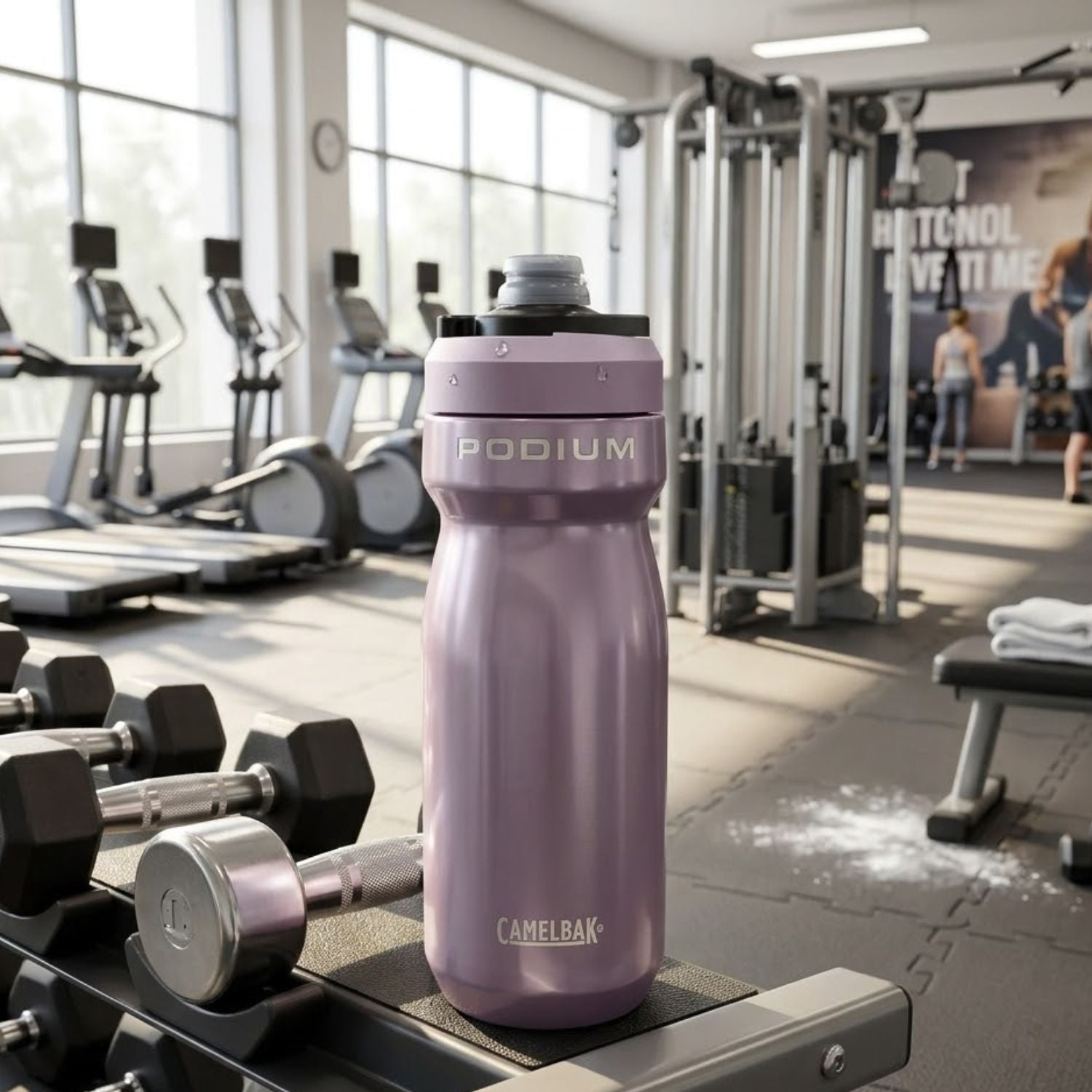Garrafa Térmica CamelBak Podium Insulated Steel 532ml Inox 18/8 Preto