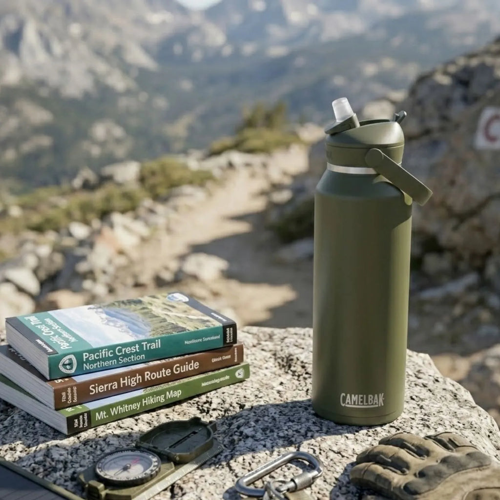 Garrafa Térmica CamelBak Thrive Flip Straw 1.183ml Inox 18/8 Verde