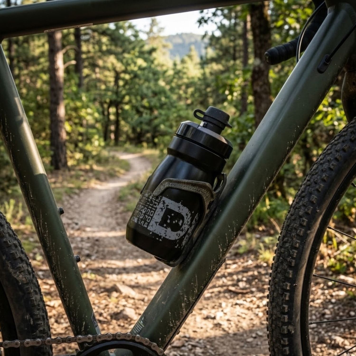 GARRAFA CAMELBAK PODIUM DIRT SERIES CHILL 15OZ / 444ML - ASPHALT (PRETO)
